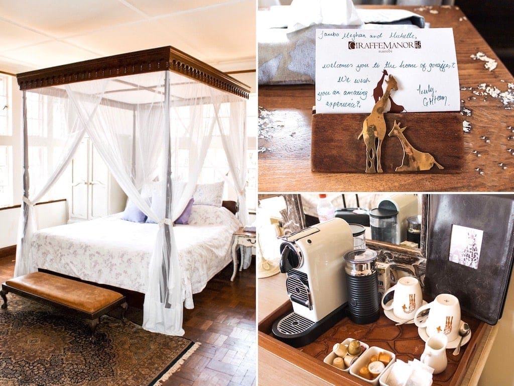The Betty room at Giraffe Manor in Kenya
