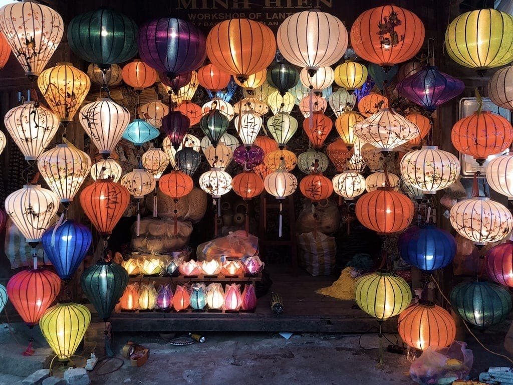 Lanterns at the Hoi An night market