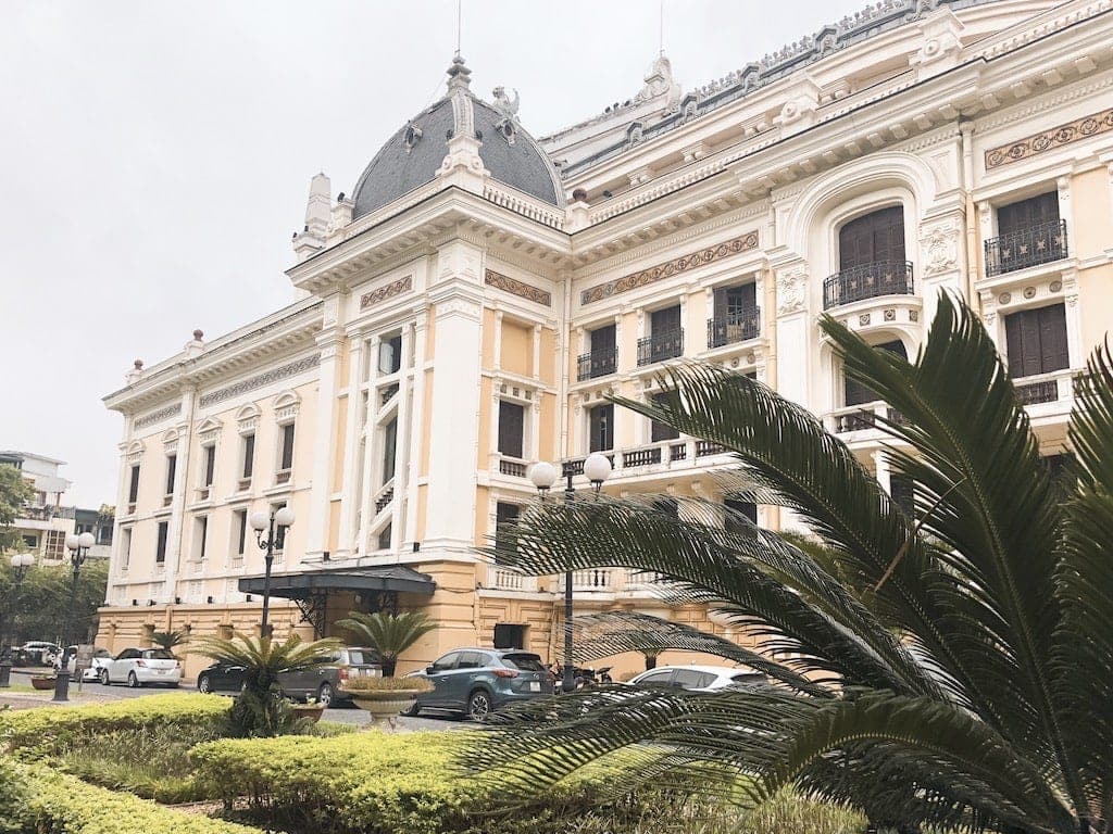 Hanoi Opera House in the French Quarter