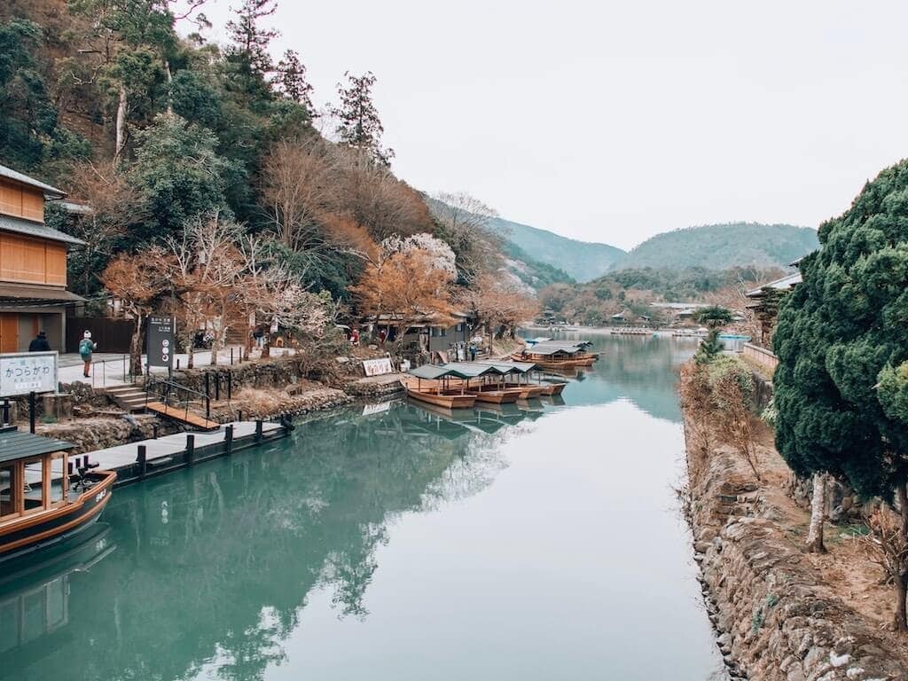 Things to do in Arashiyama: Row down the river