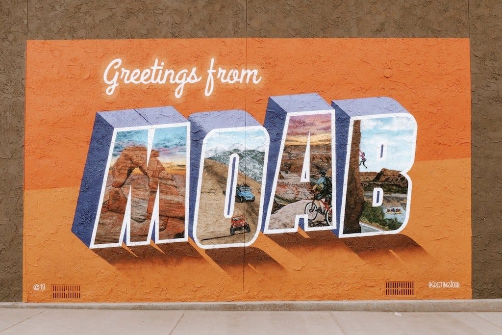 Things to see in Arches National Park: Moab Mural