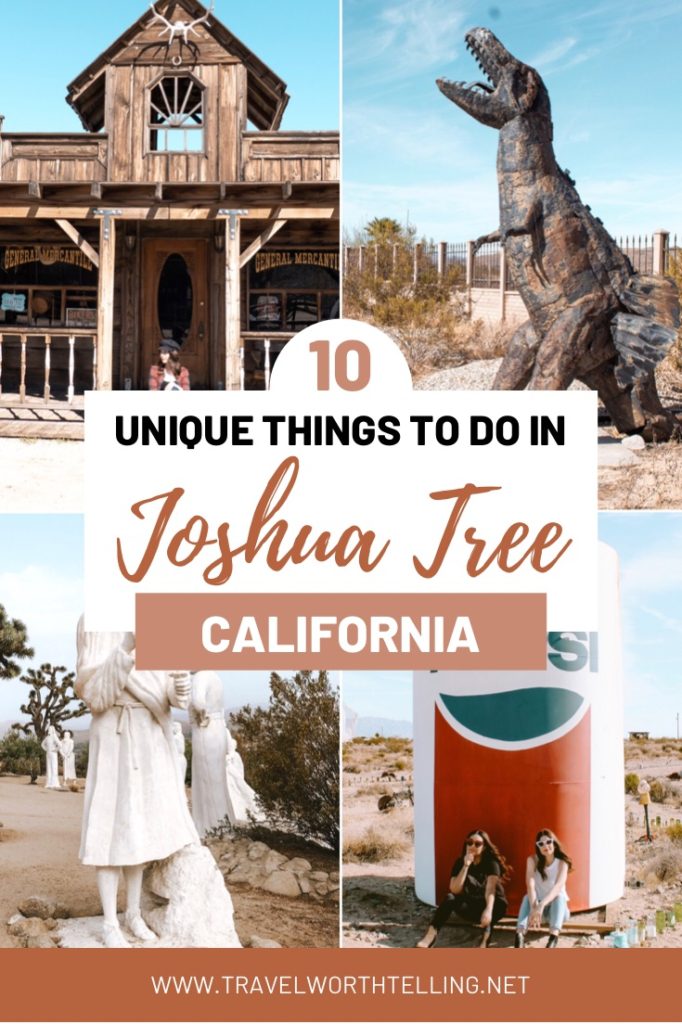 Planning a trip to Joshua Tree National Park? You wont want to miss these fun and unique stops. Includes Pappy & Harriet's, Glass Outhouse Gallery, Beauty Bubble Museum, and more.
