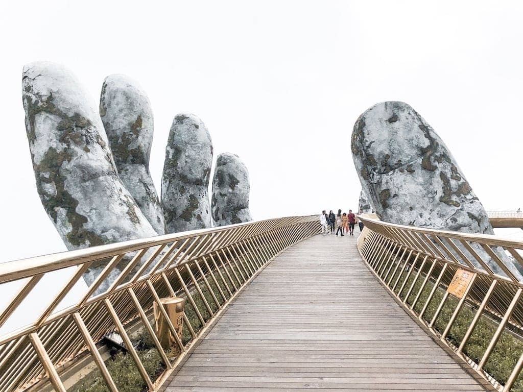 Golden Bridge in Vietnam: Giant Hands