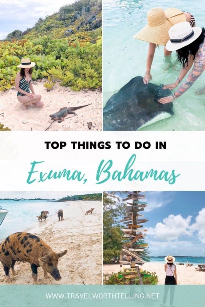 Exuma's beautiful white sand beaches, crystal clear waters, and laidback island vibe attract millions of visitors each year. Discover fun things to do on Exuma. Visit Pig Beach, swim with sharks, and visit Stocking Island.