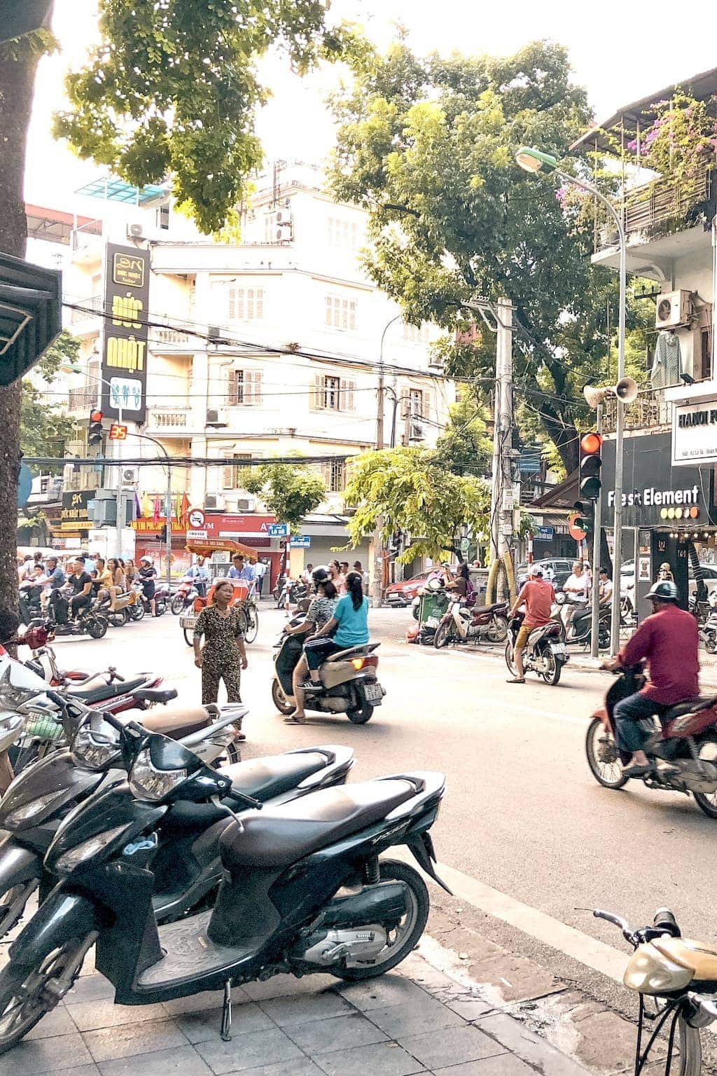 Things to do in Hanoi, Vietnam: Motor bikes and Hanoi traffic
