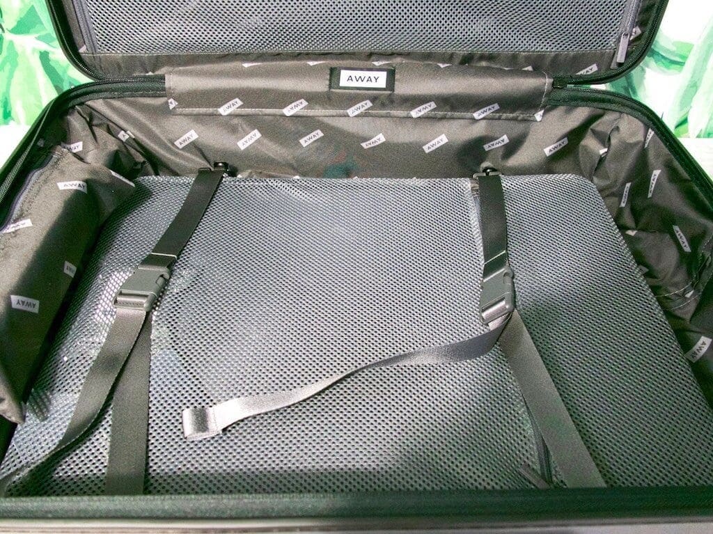 away luggage review interior