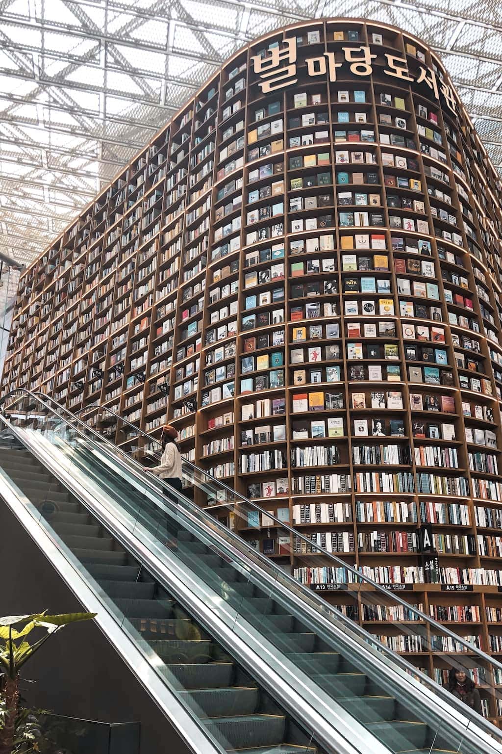 Instagrammable places Seoul: Starfield Library