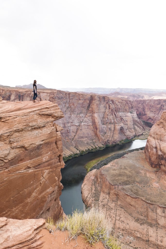 Overlook at Horseshoe Bend in Page, Arizona