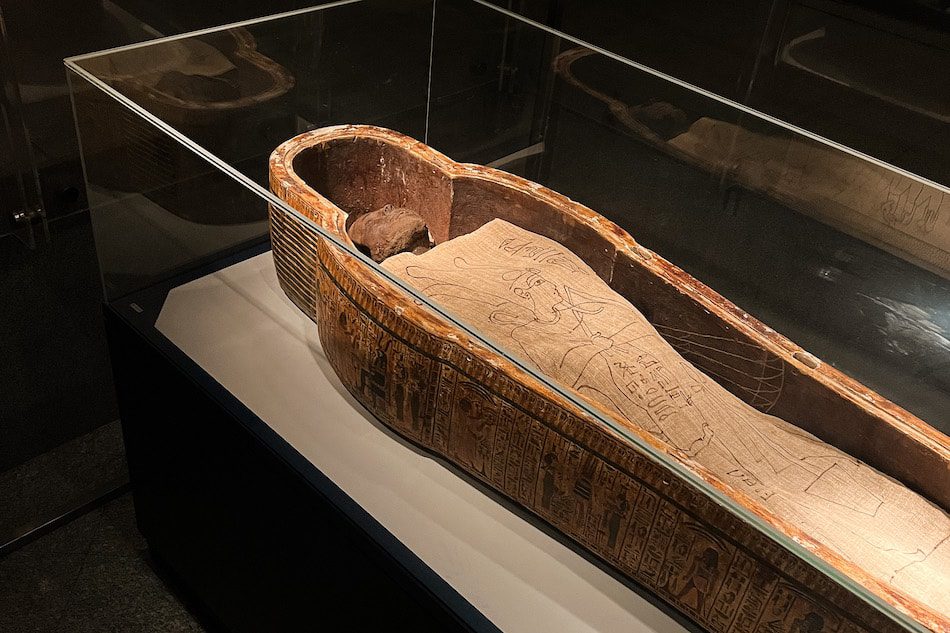 Egyptian mummy at Mummification Museum