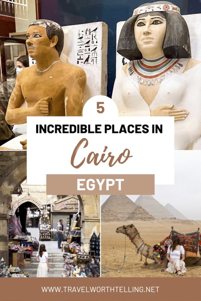 Is Cairo on your Egypt itinerary? You won't want to miss these top attractions in Cairo. Includes the Great Pyramid of Giza, the Egyptian Museum, and Khan el Khalili Bazaar.