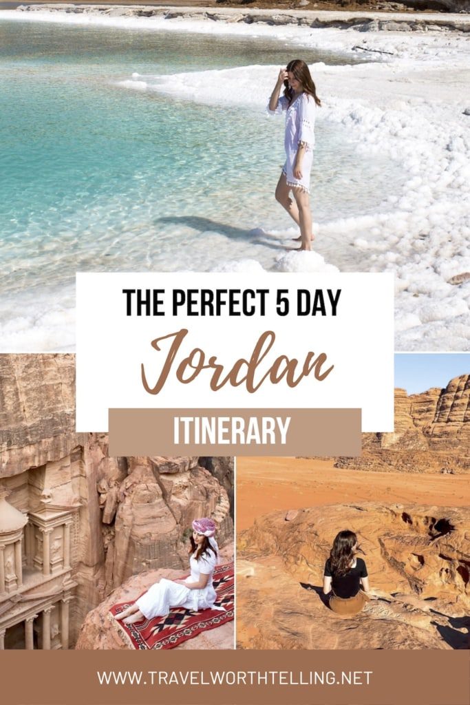 Discover the best places to visit in this 5 day Jordan Itinerary. Includes, Wadi Rum, Amman, Petra, and the Dead Sea.