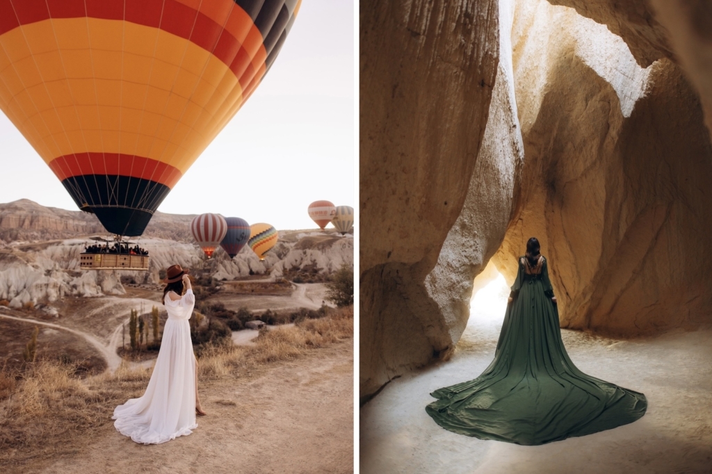 Cappadocia balloon photoshoot